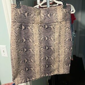 SNAKESKIN SKIRT